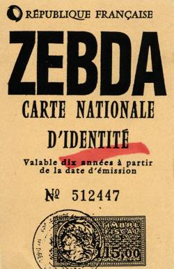 Zebda : Carte Nationale d'Identité